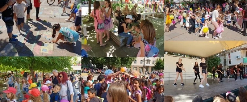 Балони, усмивки и много емоции на площада в Пещера на 1 юни