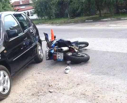 Моторист е в болница