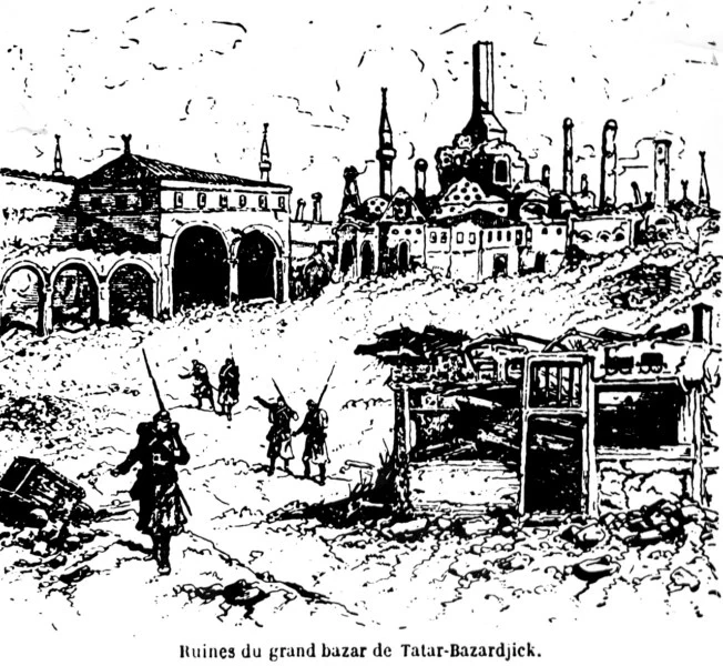 На 2 (14) януари 1878-а пазарджичани посрещали руските войски с подаръци и прегръдки