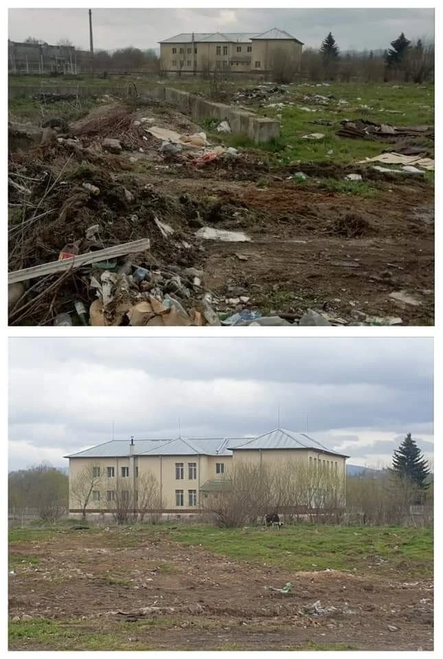 Община Велинград почисти района около ОУ „Георги Бенковски”