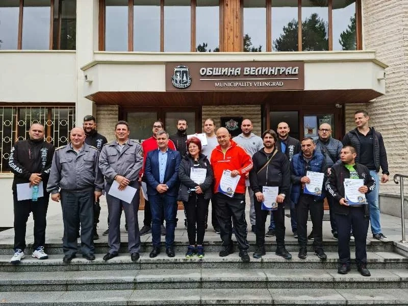 Отличия за велинградски доброволци за гасене на пожари