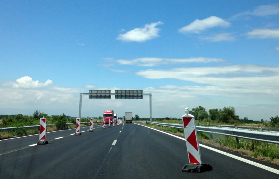 Ограничение на движението по магистралата - от км 60 до км 94