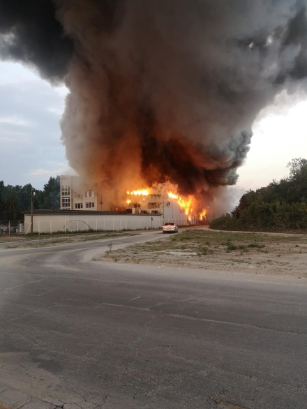Пожар на борсата в Огняново