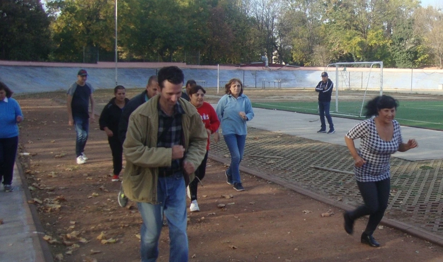 Хора с психически проблеми спортуваха активно