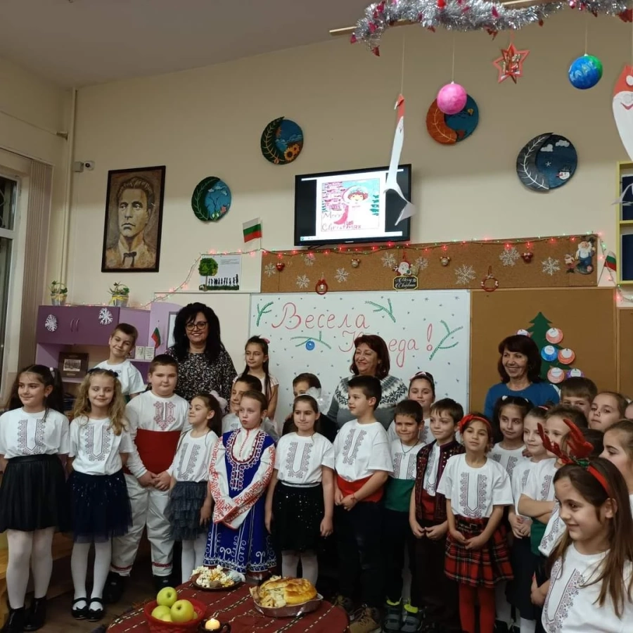 Вълшебна Коледа в първи “в“ клас на НУ “Васил Левски“