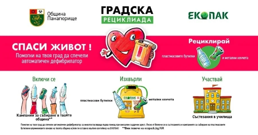 Кампанията „Градска рециклиада“ продължава в Панагюрище