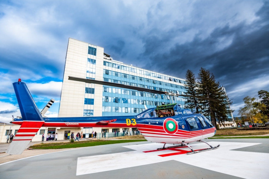 МБАЛ “Уни Хоспитал“ е първата болница в България със сертифицирана хеликоптерна площадка