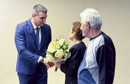 Кметът Куленски поднови обетите на двойка след 50 години брак