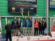 На държавното за мъже и жени - пореден шампионски успех на “Бадминтон-скуош клуб Пазарджик“
