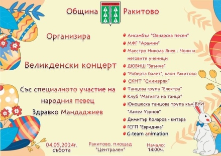 Великденски концерт в Ракитово