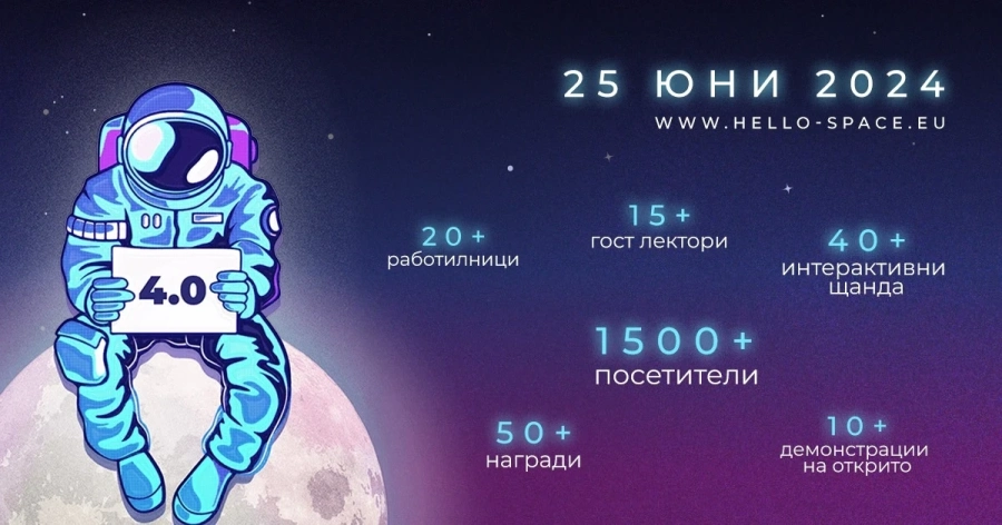 50 деца от Пазарджик ще отидат на четвъртото издание на ”Ало, Космос! Говори България”