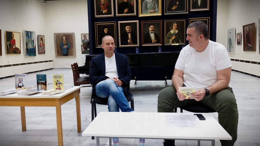 Георги Млеканов представи книгите си в Портретна зала на Галерията в Пазарджик