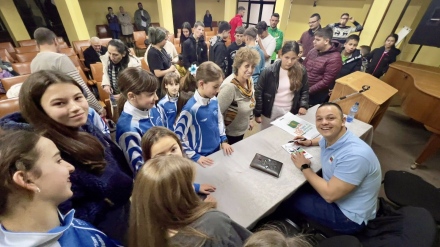 Цанко Цанков представи пред панагюрска публика филма за рекордното преплуване на Северния канал