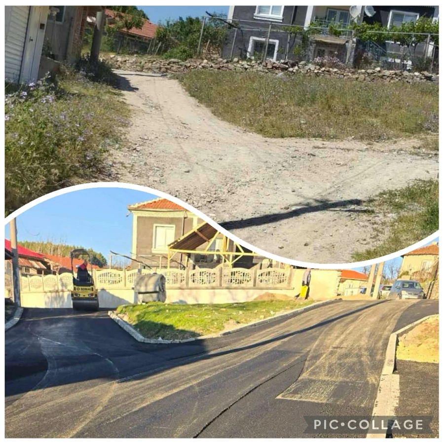 Асфалтираха две улици в Боримечково