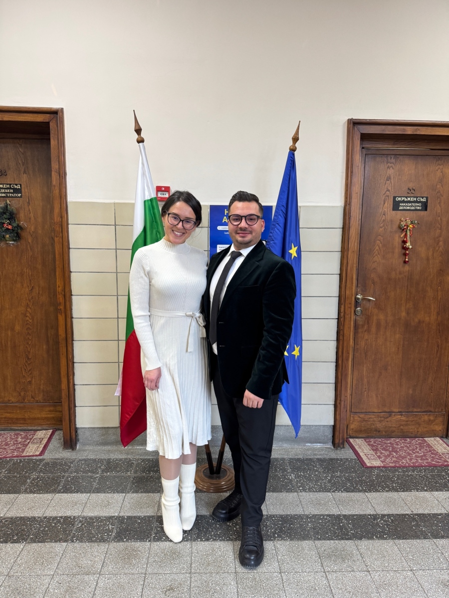 Иванина Иванова и Асен Велев стават съдии в Районен съд-Пазарджик