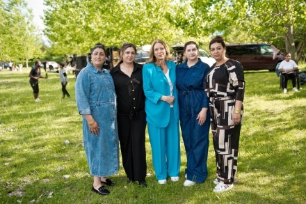 Кметът на Септември Васка Рачева поздрави ромите с Банго Васил