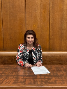 Съдия Атанаска Павлова–Стоименова встъпи в длъжност за втори мандат като председател на Районен съд – Пещера