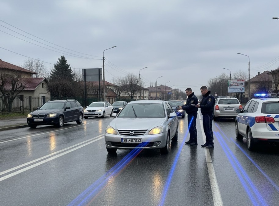 Петима шофьори са задържани през уикенда в нашата област