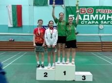 Сребро и бронз от държавното първенство за Теодора Павлова от Бадминтон-скуош клуб - Пазардижк