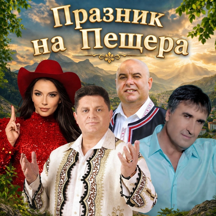 Пещера празнува с Веско Маринов, Емилия, Николай Учкунов и Николай Славеев на Гергьовден
