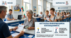 Изплащането на осъвременените пенсии започва на 7 юли, обезщетенията за майчинство ще бъдат преведени на 2 юли