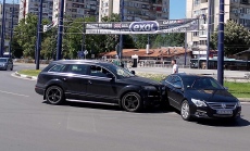 Катастрофа на кръговото при моста на Марица в Пазарджик, няма пострадали