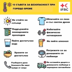 10 съвета от БЧК - Пазарджик в жегата